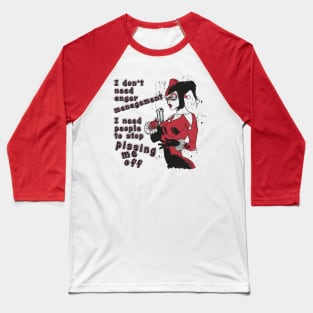 Anger Management Baseball T-Shirt